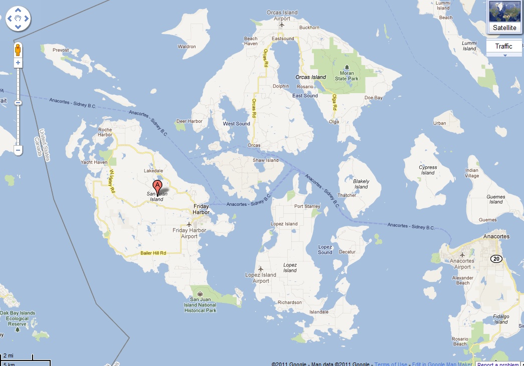 San Juan Island Ferries Map Maping Resources